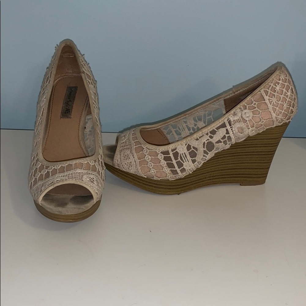 Lace heels